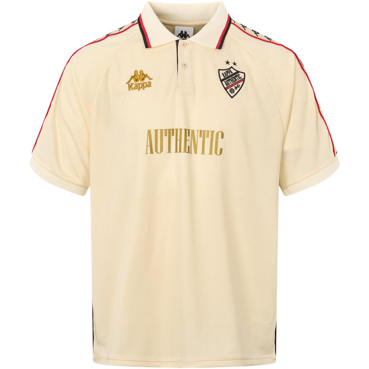 Kappa Banda Stafen Polo T-shirt Unisex Beige