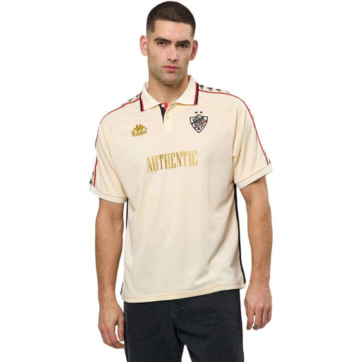 Kappa Banda Stafen Polo T-shirt Unisex Beige