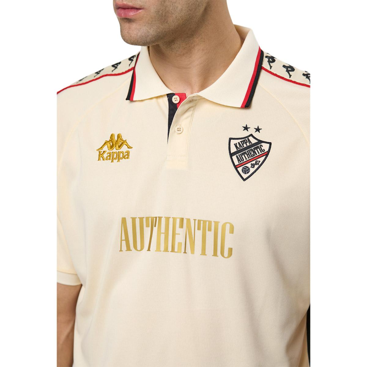 Kappa Banda Stafen Polo T-shirt Unisex Beige