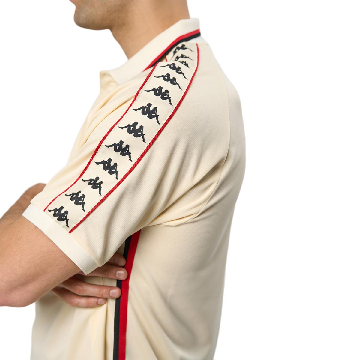 Kappa Banda Stafen Polo T-shirt Unisex Beige