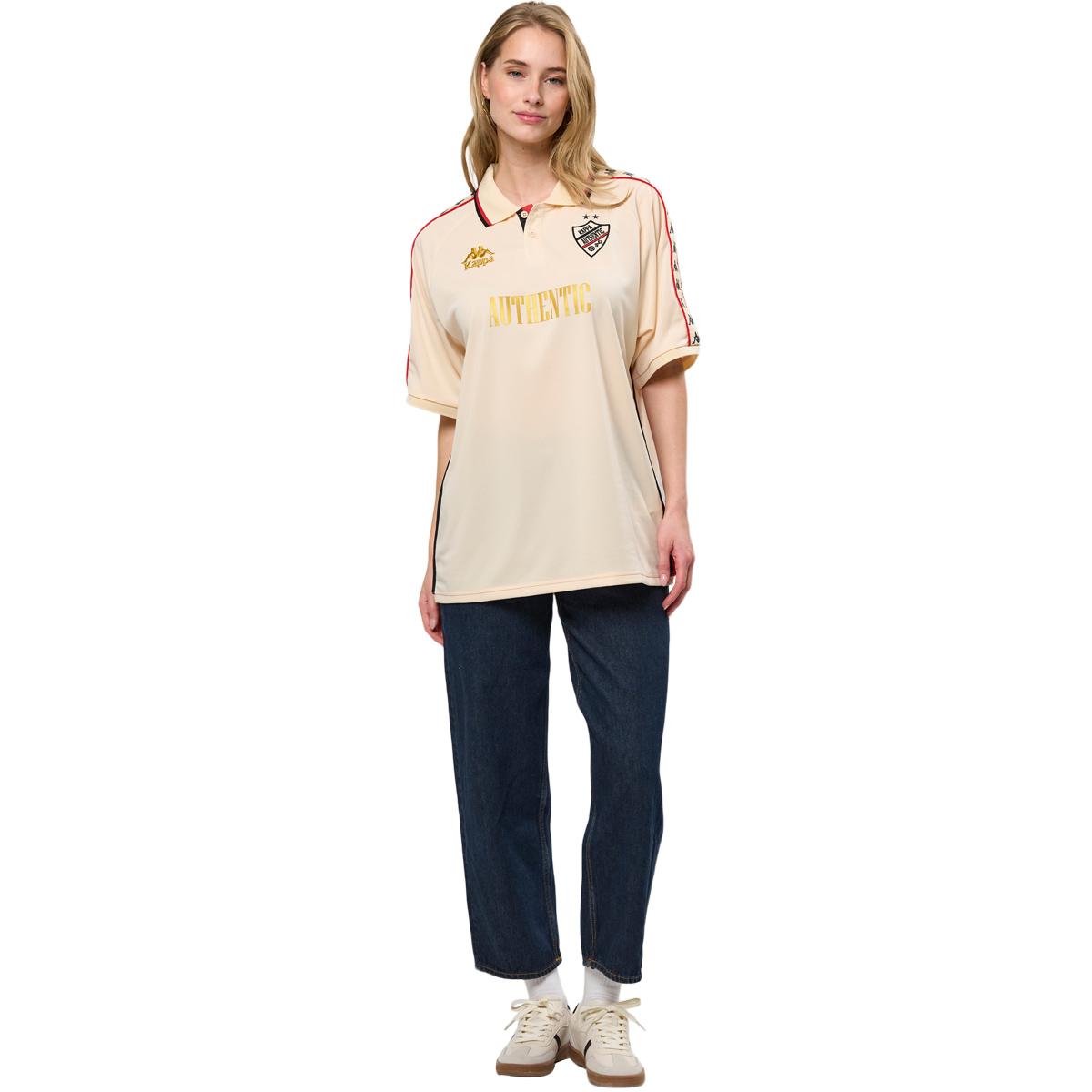 Kappa Banda Stafen Polo T-shirt Unisex Beige