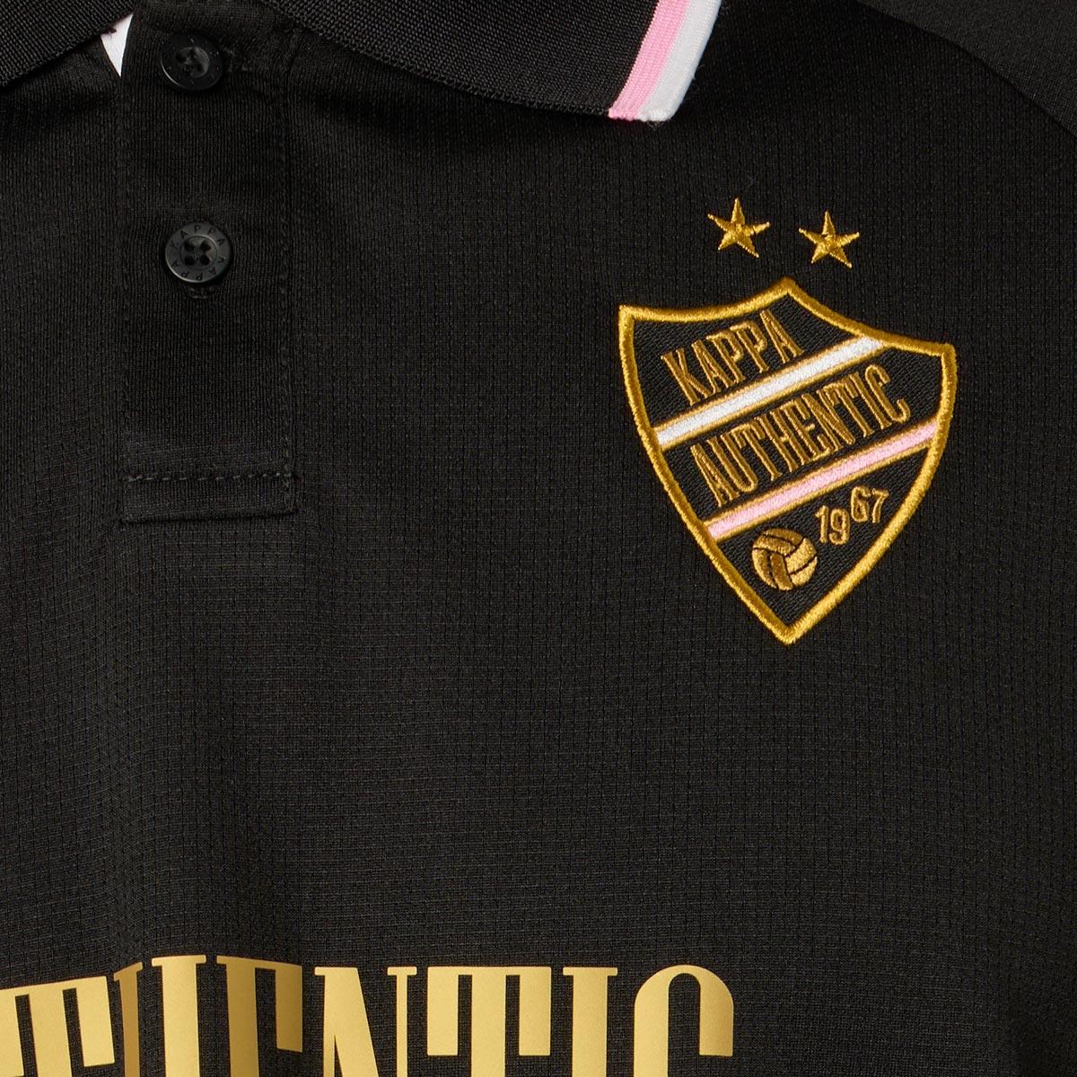 Kappa Banda Stafen Polo T-shirt Unisex S04 black-pink prism-gold rich