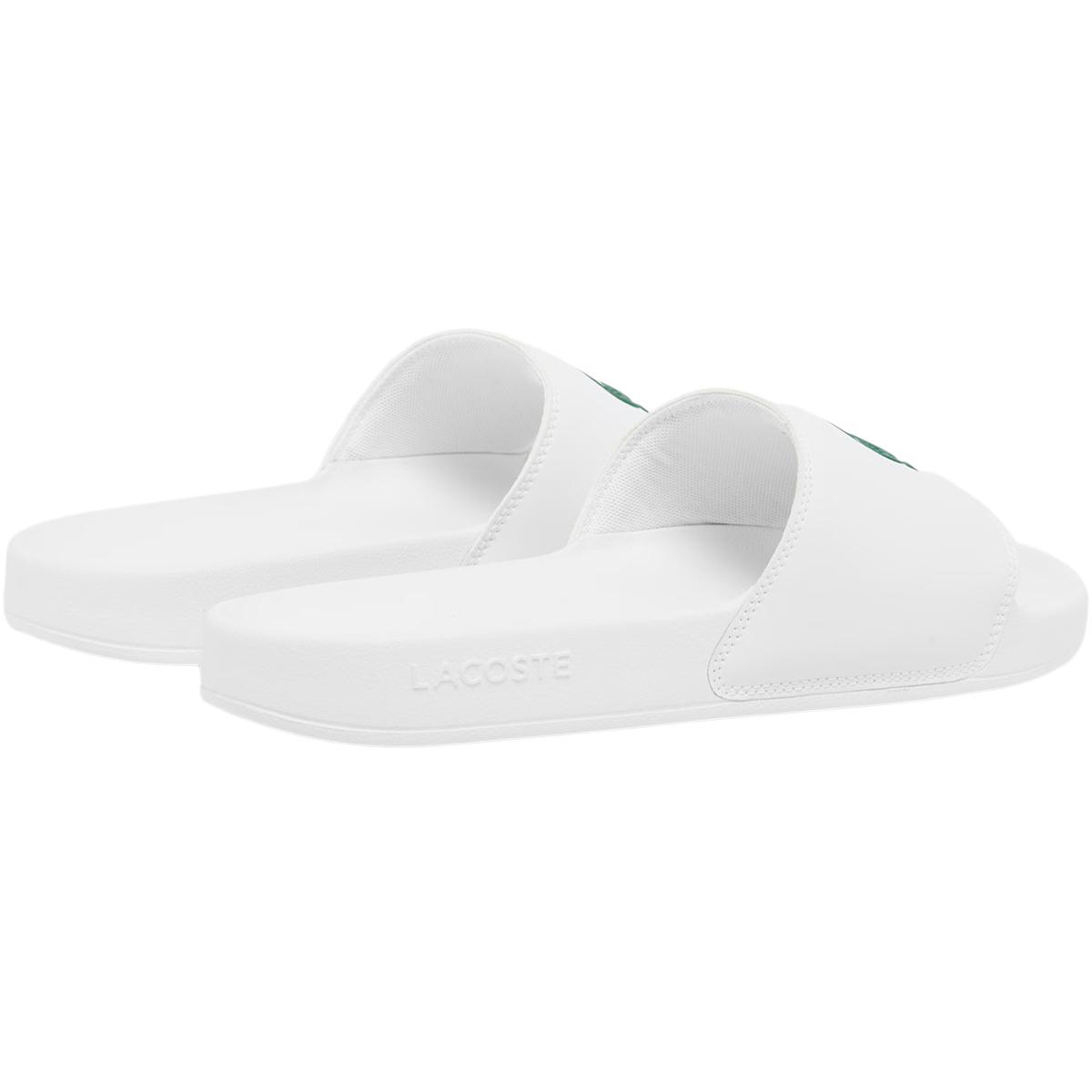Lacoste Serve Badesandaler Herre White/Green