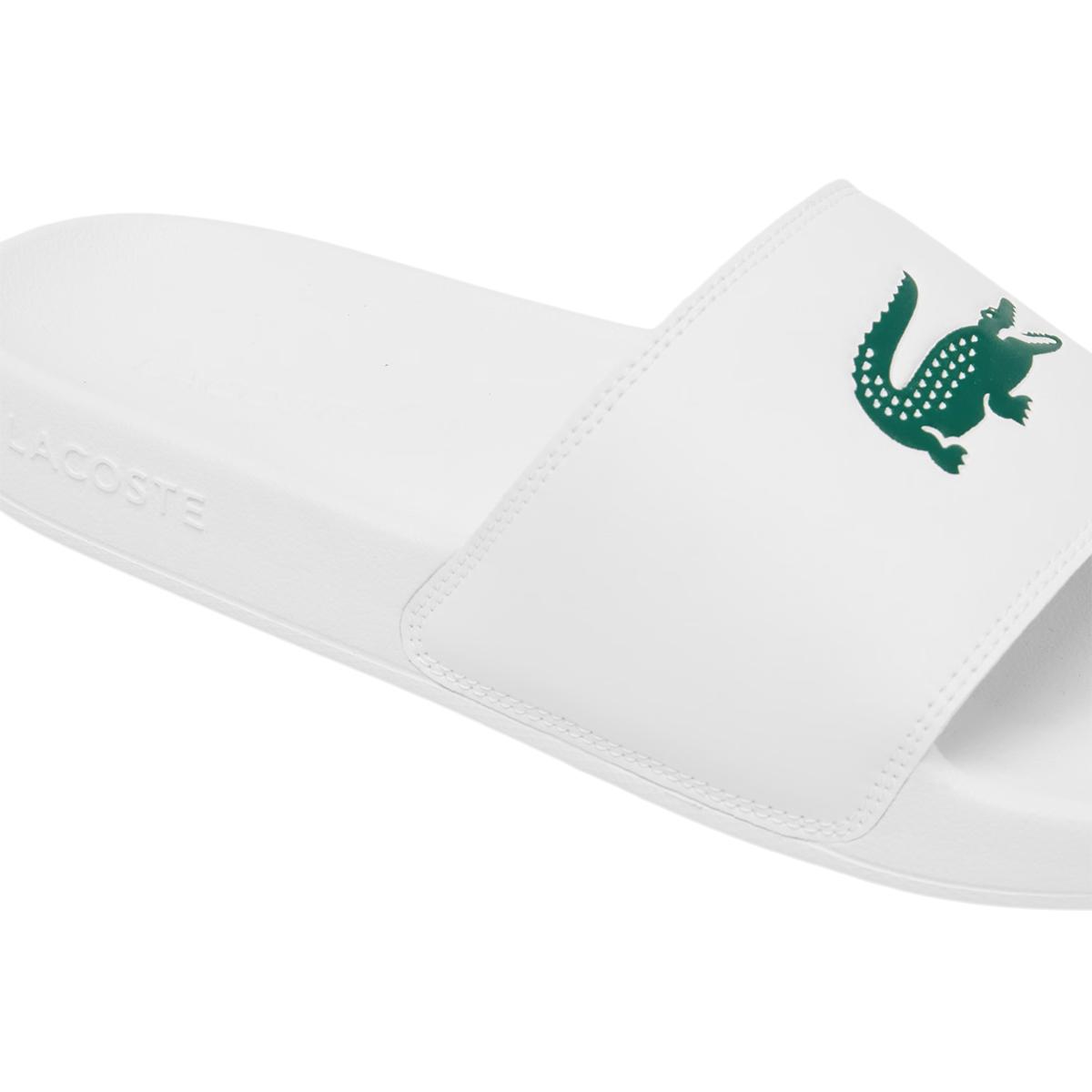 Lacoste Serve Badesandaler Herre White/Green