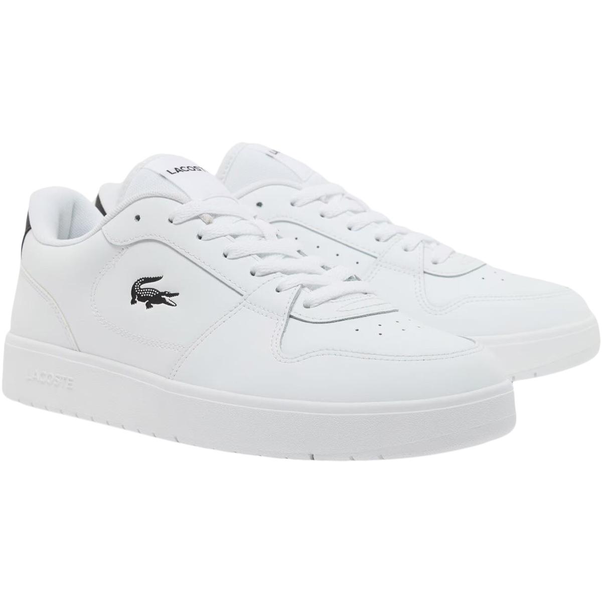 Lacoste Court Ace Leather Sneakers Herre White/Black