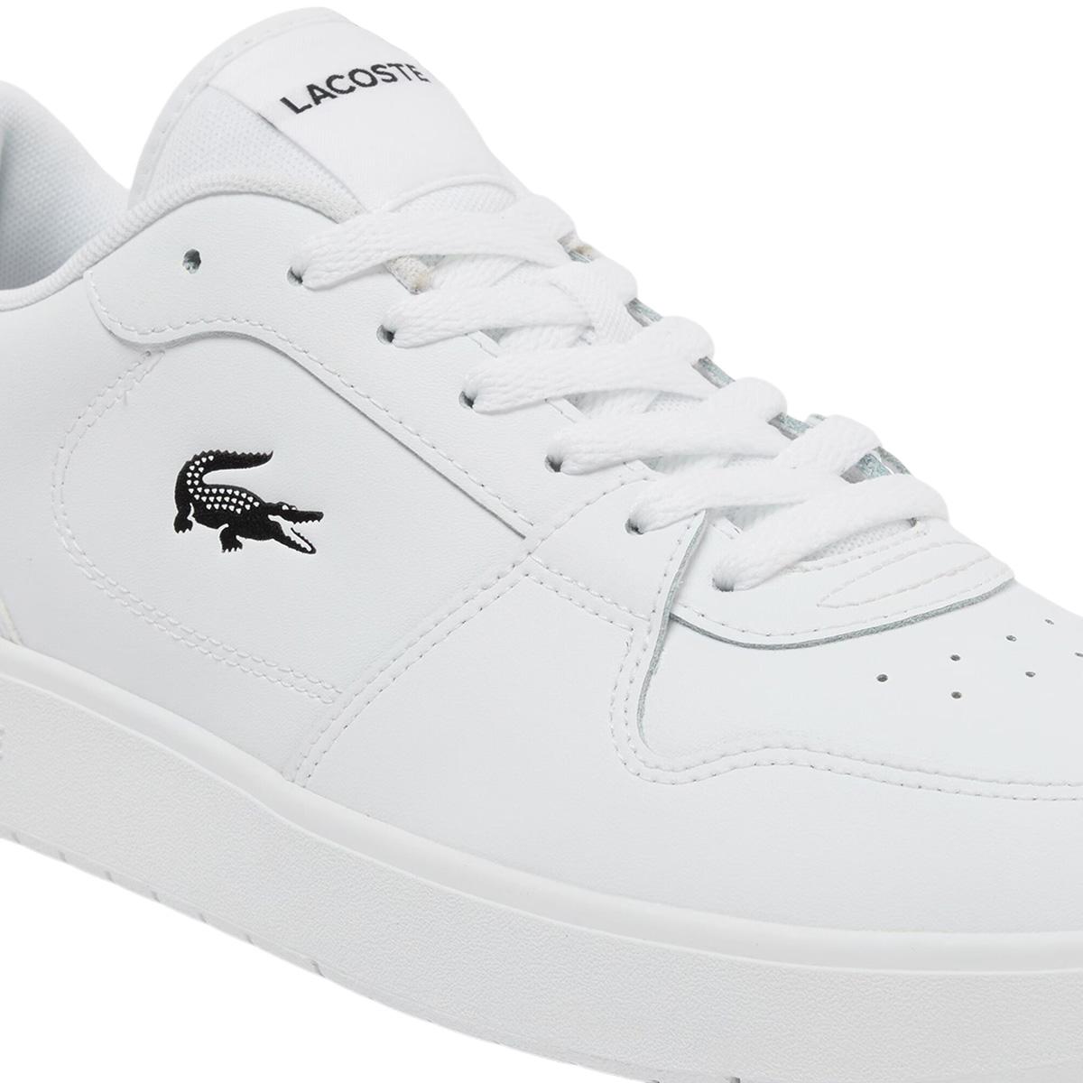 Lacoste Court Ace Leather Sneakers Herre White/Black