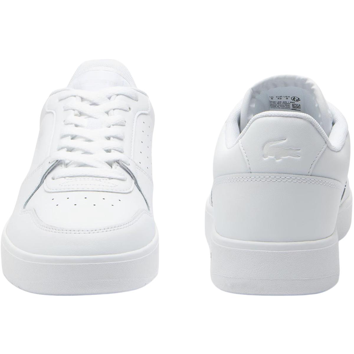 Lacoste Court Ace Leather Sneakers Herre White