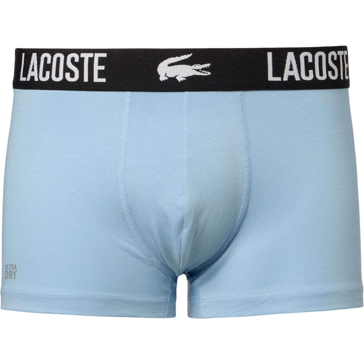 Lacoste Cotton Stretch Boxershorts Herre LYSEBLÅ-BLÅ-NAVY