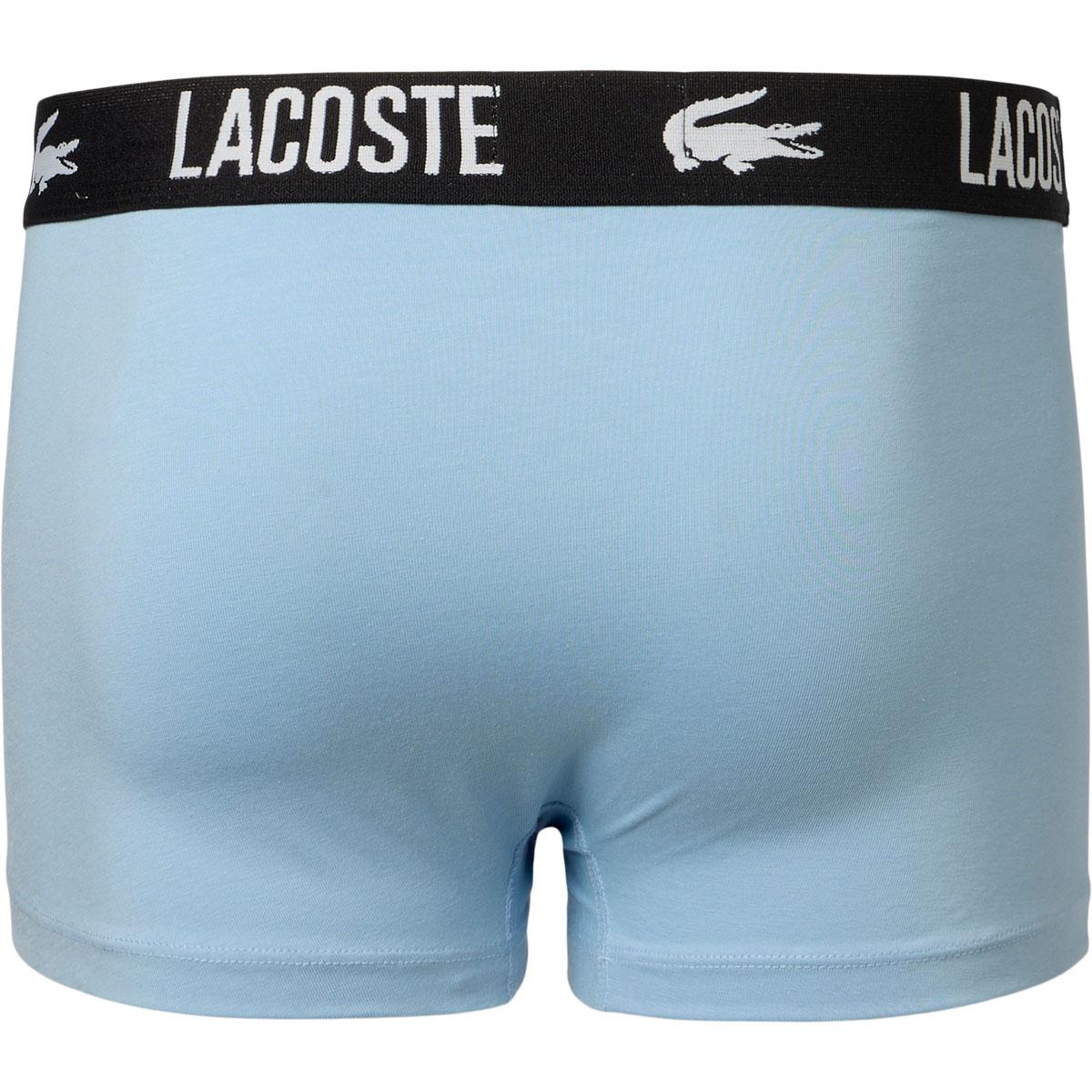Lacoste Cotton Stretch Boxershorts Herre LYSEBLÅ-BLÅ-NAVY