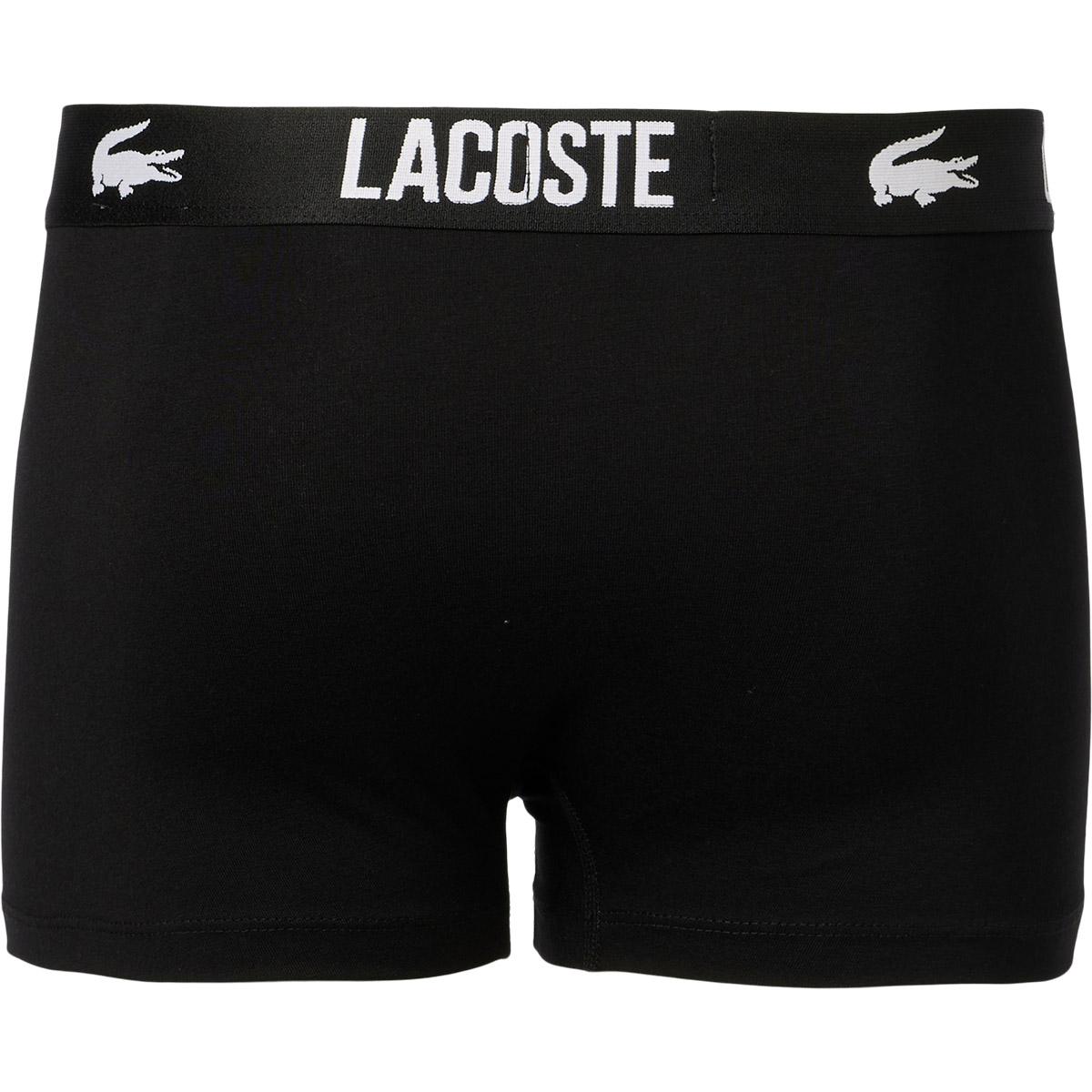 Lacoste Cotton Stretch Boxershorts Herre BLACK/FLAGSTONE-ELEPHANT
