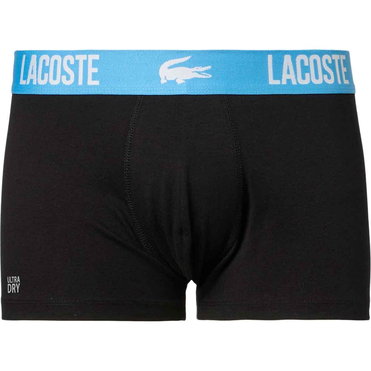 Lacoste Cotton Stretch Boxershorts Herre NAVY BLUE/TURQUIN BLUE-AR