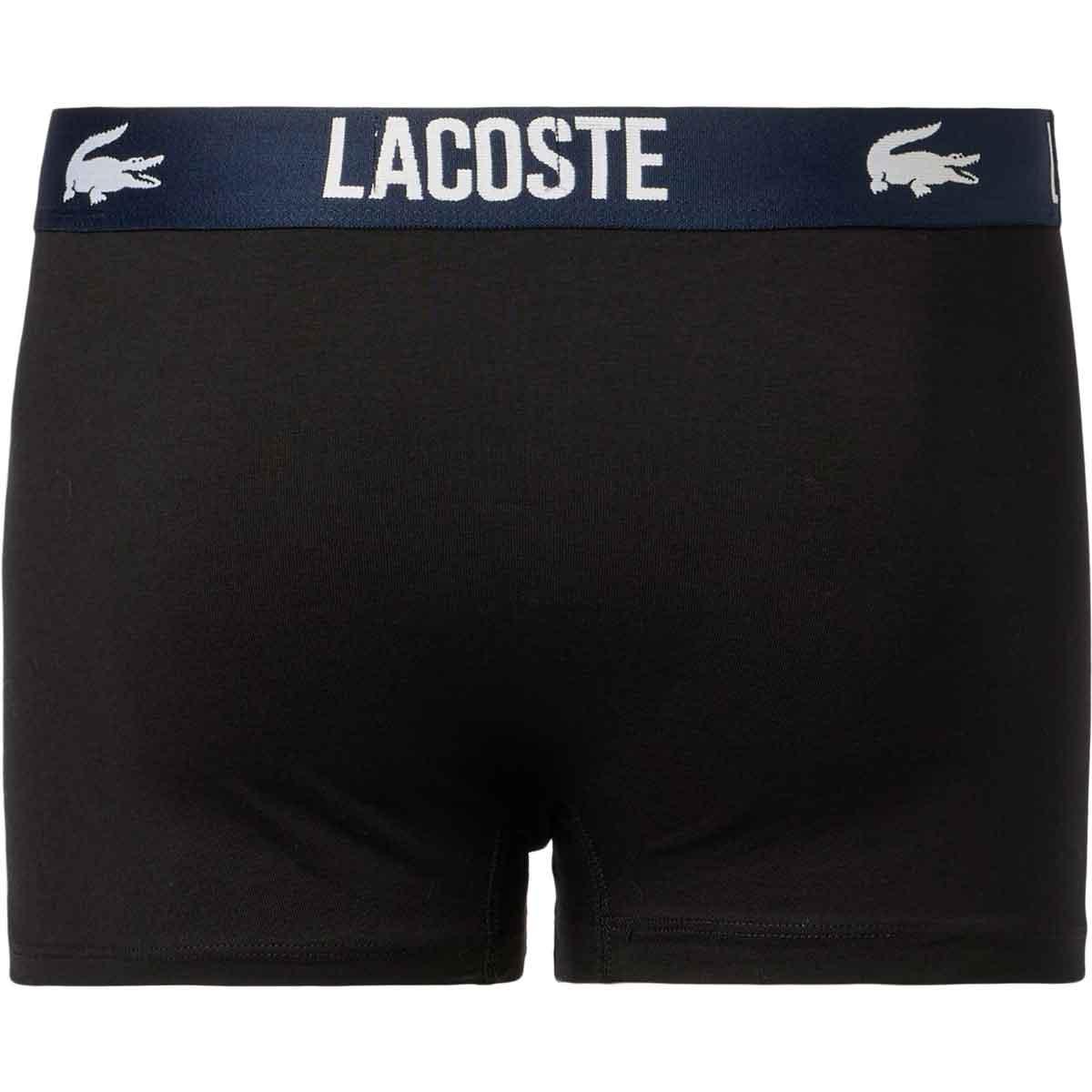 Lacoste Cotton Stretch Boxershorts Herre NAVY BLUE/TURQUIN BLUE-AR