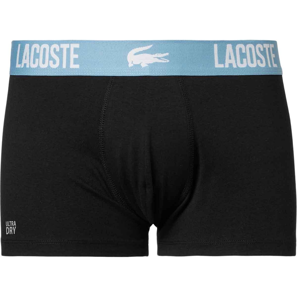 Lacoste Cotton Stretch Boxershorts Herre NAVY BLUE/TURQUIN BLUE-AR