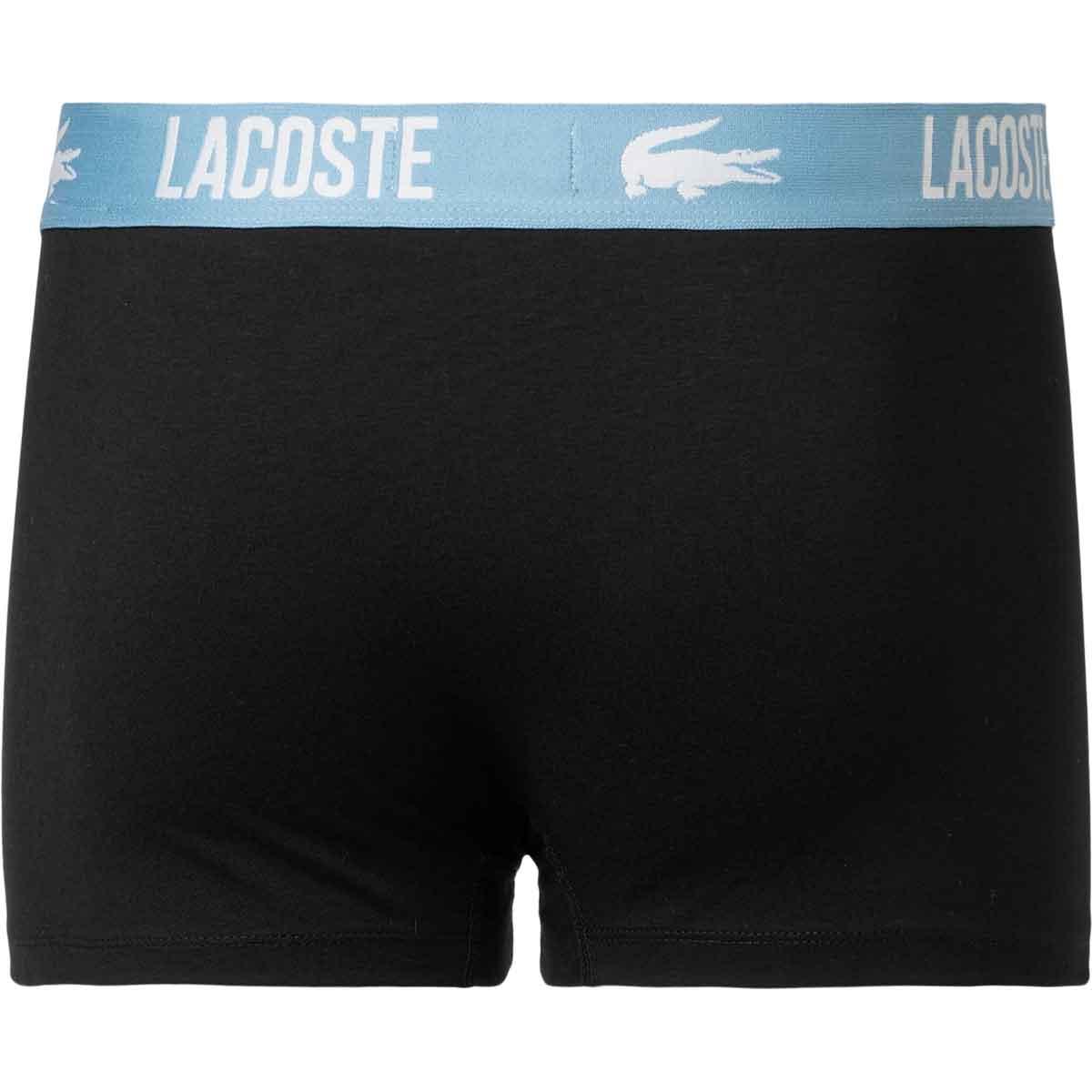 Lacoste Cotton Stretch Boxershorts Herre NAVY BLUE/TURQUIN BLUE-AR
