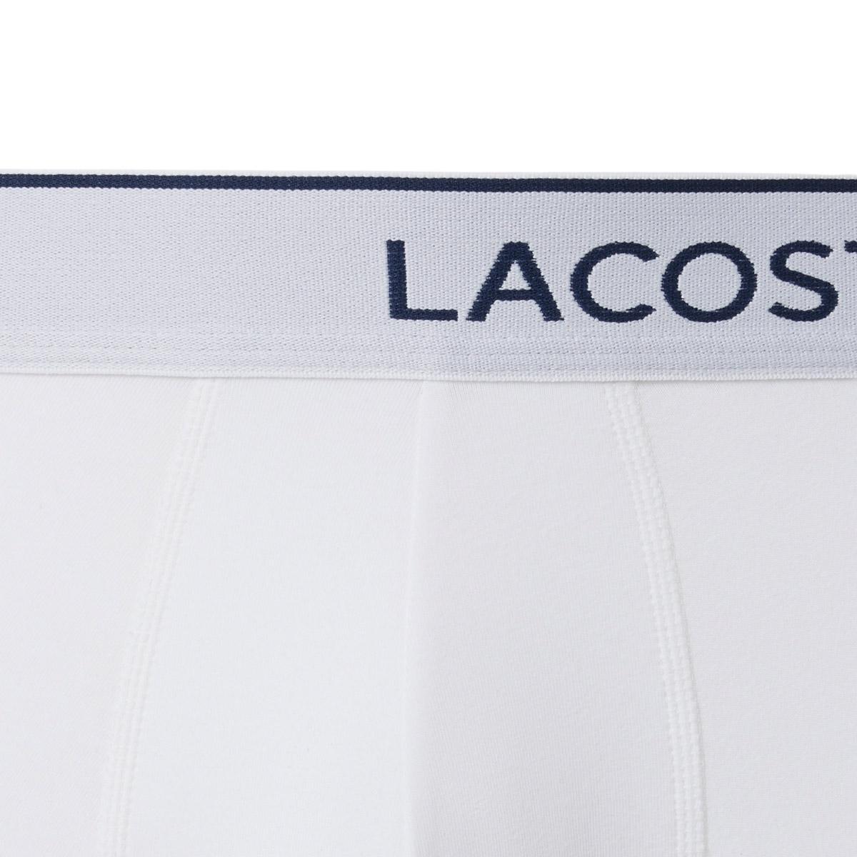 Lacoste 3-Pack Boxershorts Herre WHITE