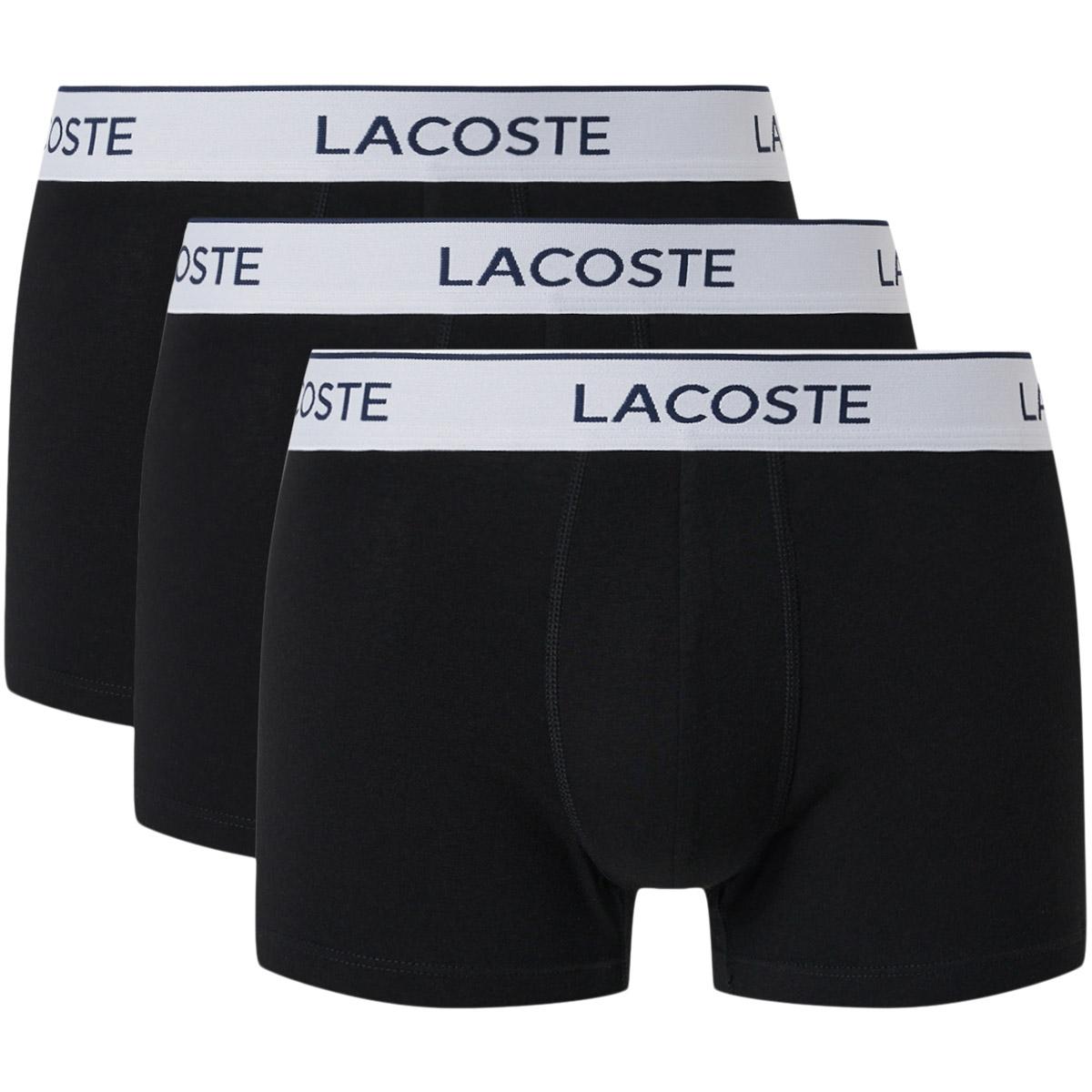 Lacoste 3-Pack Boxershorts Herre BLACK