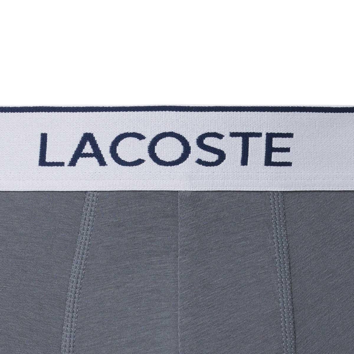 Lacoste 3-Pack Boxershorts Herre LEAD GREY