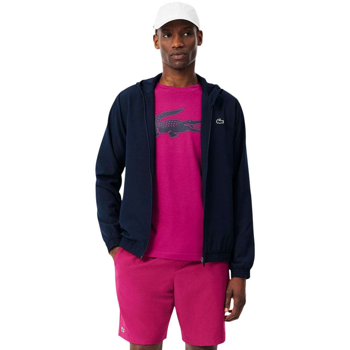 Lacoste Water-Repellent Sport Track Jakke Herre NAVY BLUE