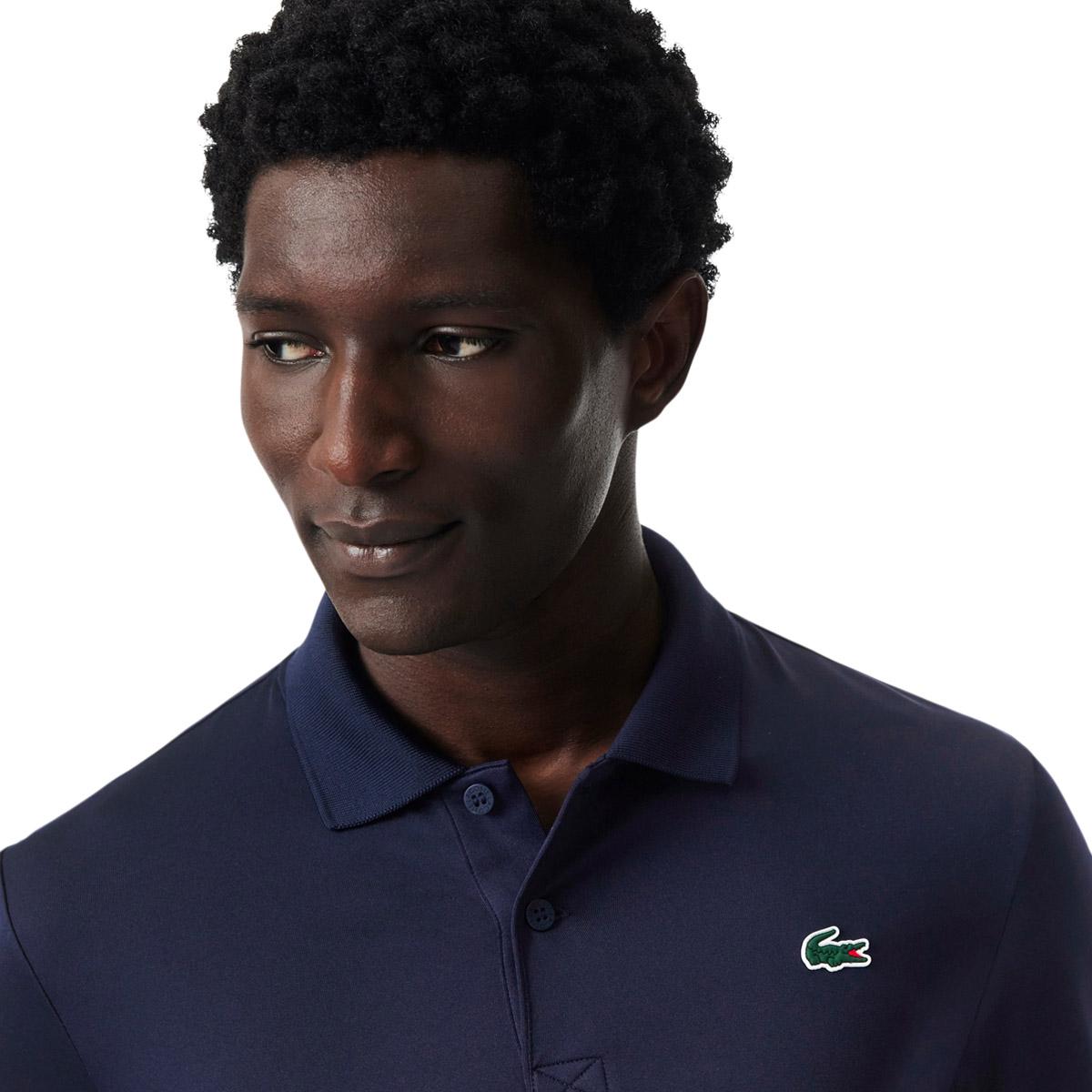 Lacoste Regular Fit Ultra Dry Langærmet Polo T-shirt Herre NAVY BLUE