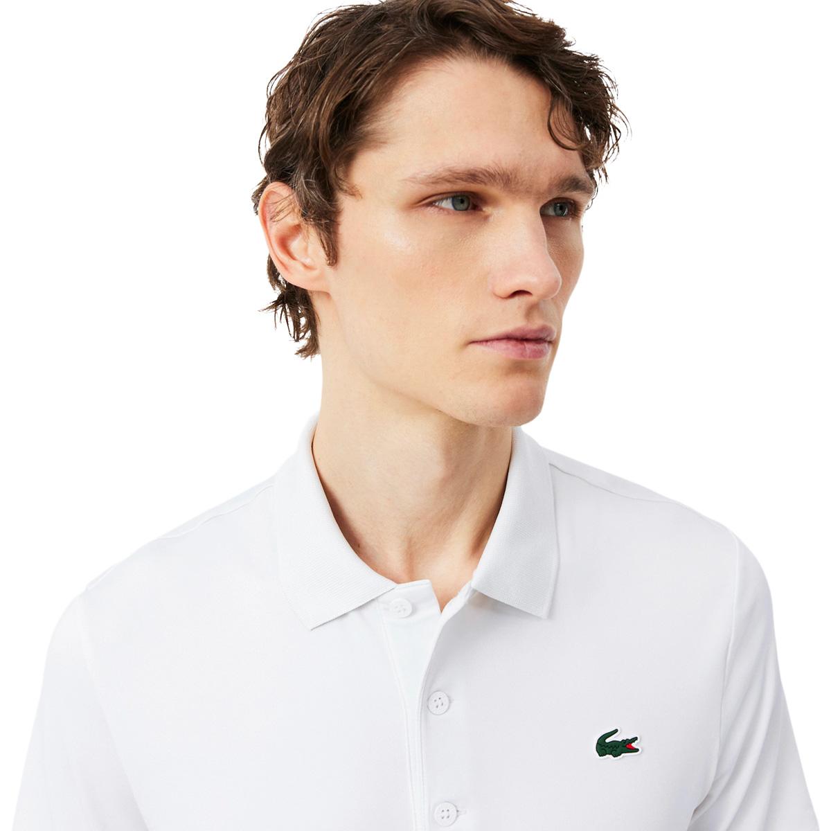 Lacoste Ultra Dry Stretch Golf Polo T-shirt Herre WHITE