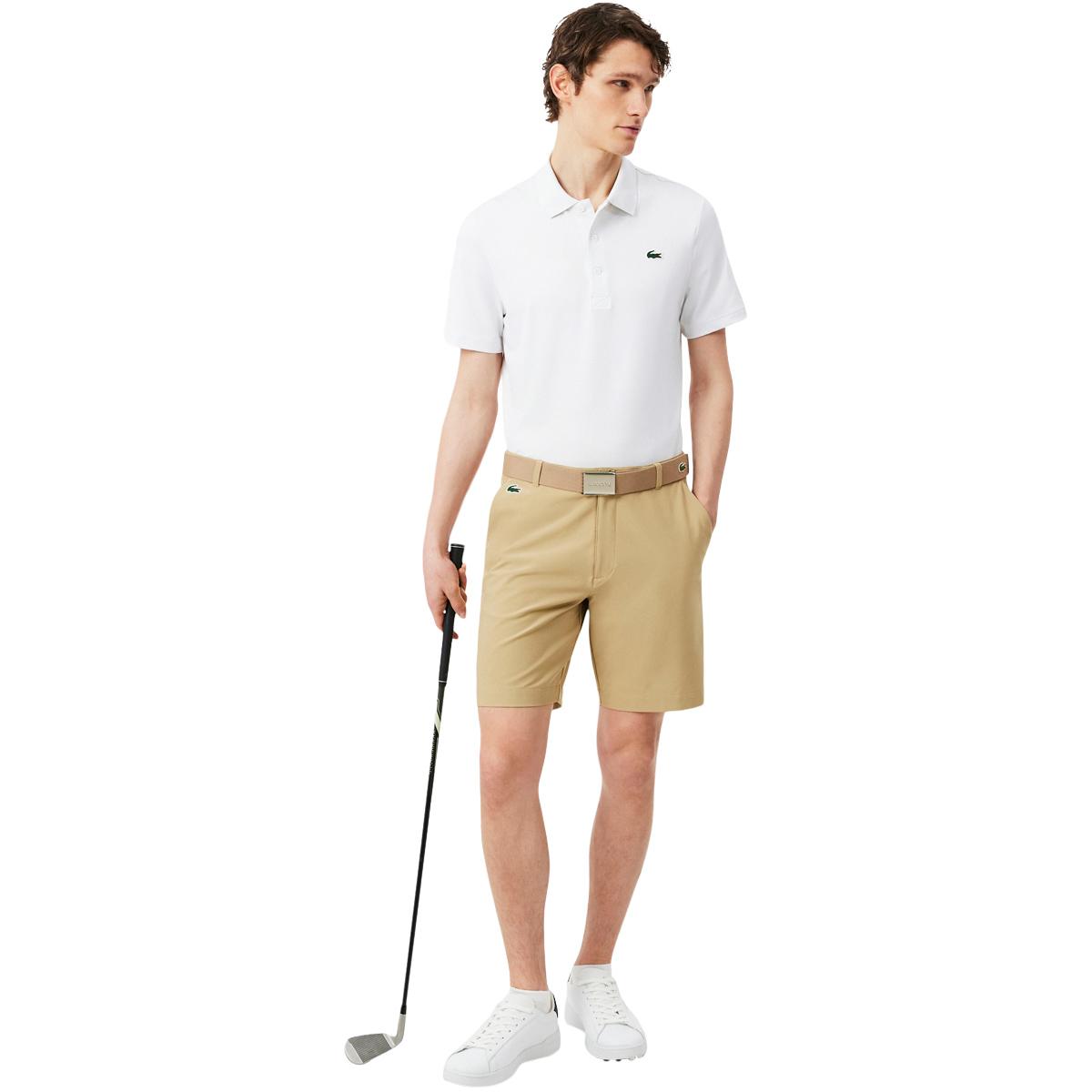 Lacoste Ultra Dry Stretch Golf Polo T-shirt Herre WHITE