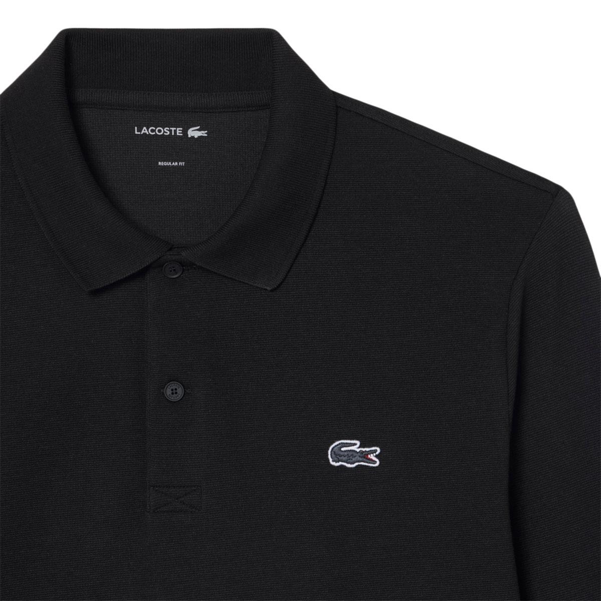 Lacoste Regular Fit Langærmet Polo T-shirt Herre BLACK