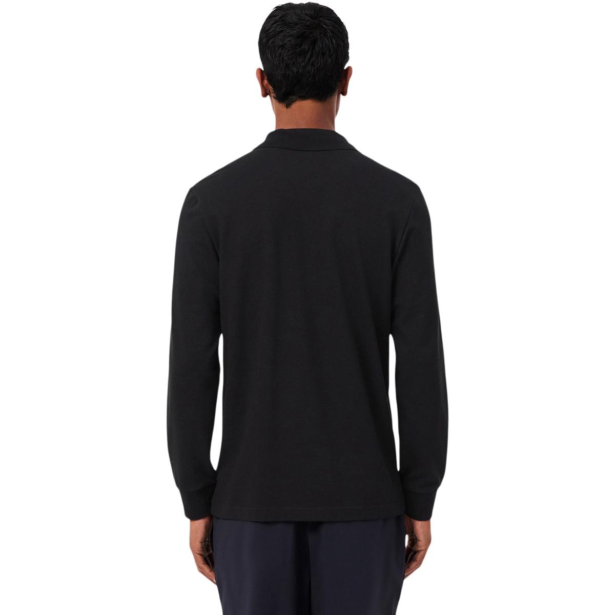 Lacoste Regular Fit Langærmet Polo T-shirt Herre BLACK