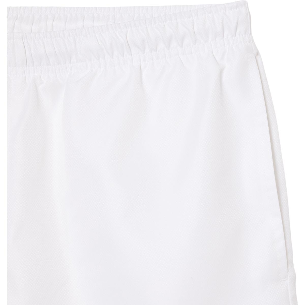 Lacoste Lightweight Diamond Taffeta Tennisshorts Herre White