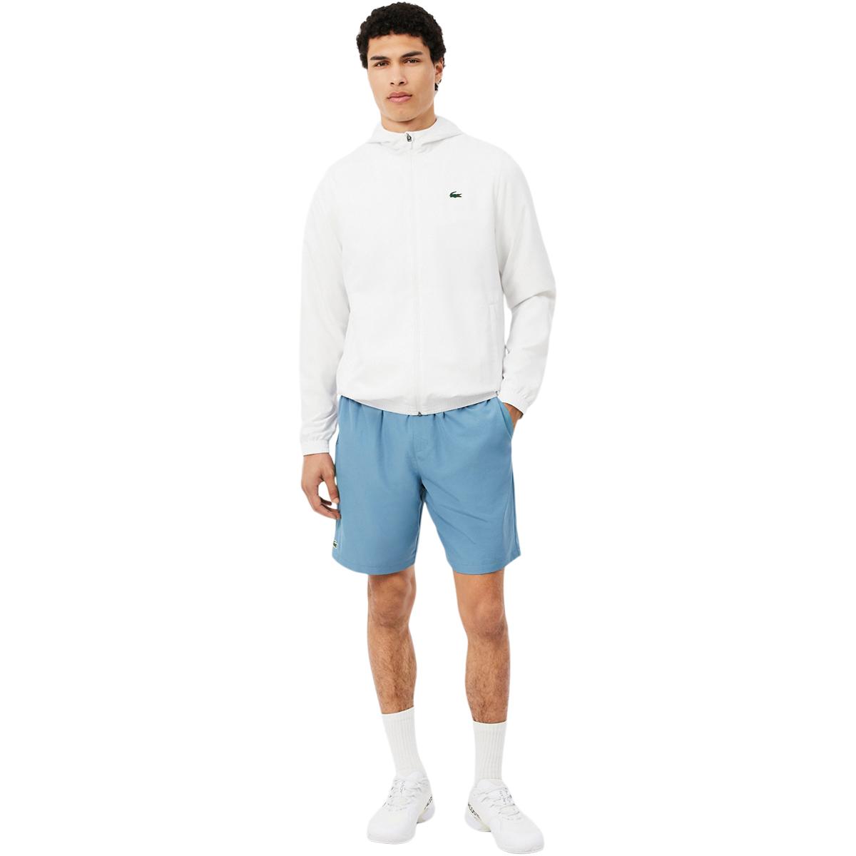 Lacoste Lightweight Diamond Taffeta Tennisshorts Herre ARAL