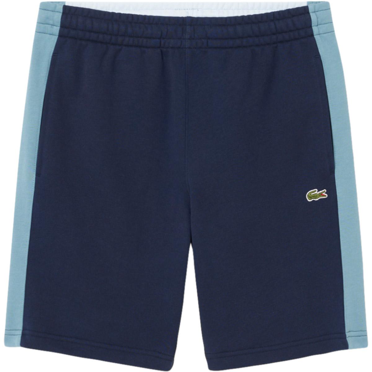 Lacoste Cotton Colour Block Sweat Shorts Herre I0m