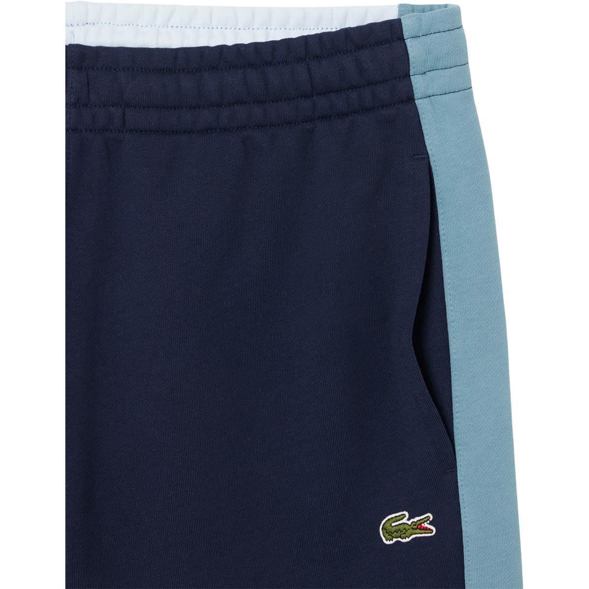 Lacoste Cotton Colour Block Sweat Shorts Herre I0m