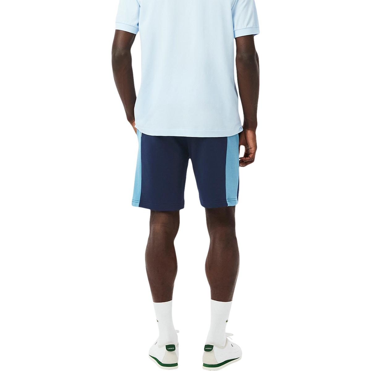 Lacoste Cotton Colour Block Sweat Shorts Herre I0m