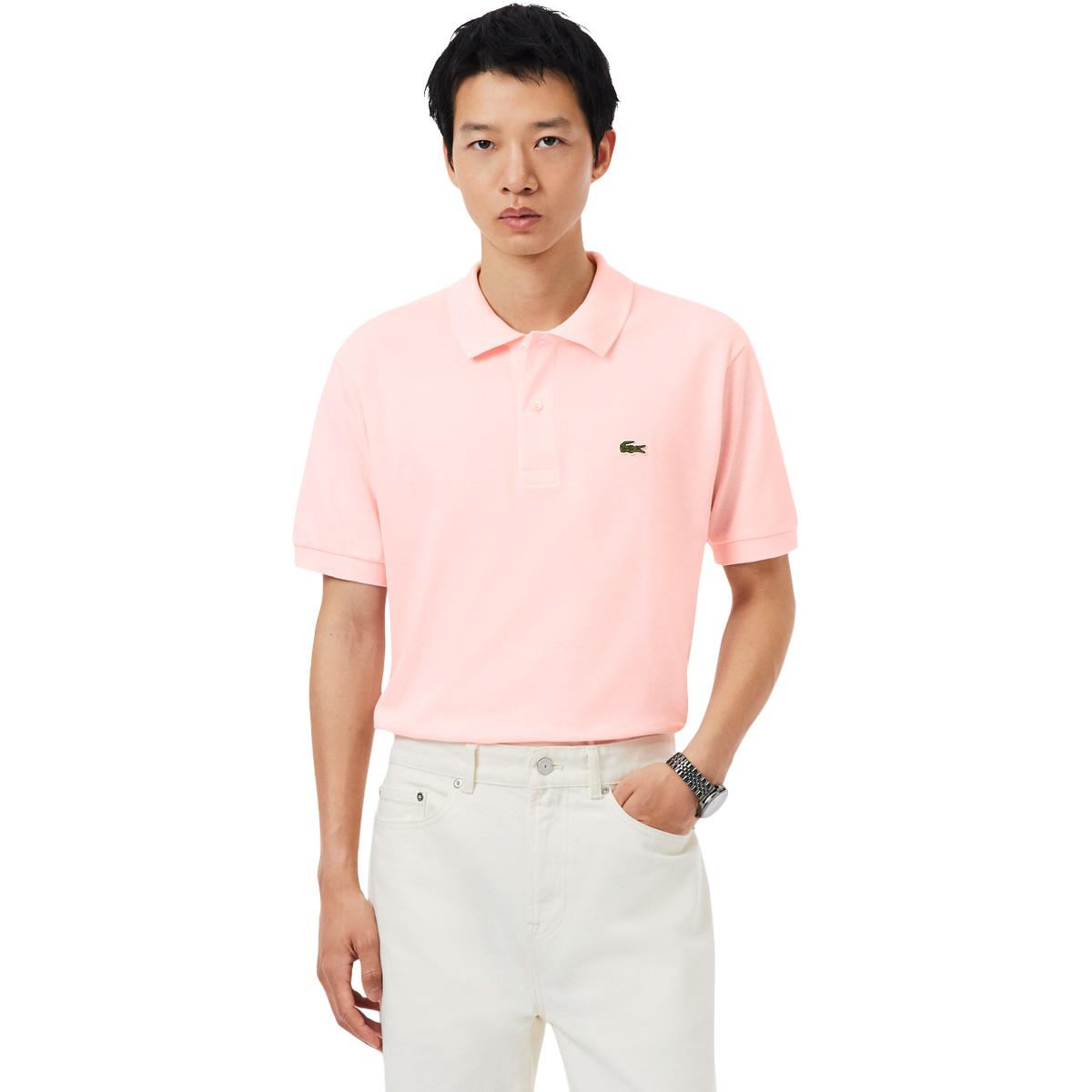 Lacoste Chemise Polo T-shirt Herre Rose