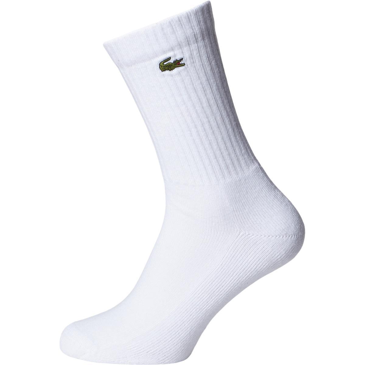 Lacoste High-Cut 3-Pack Strømper White
