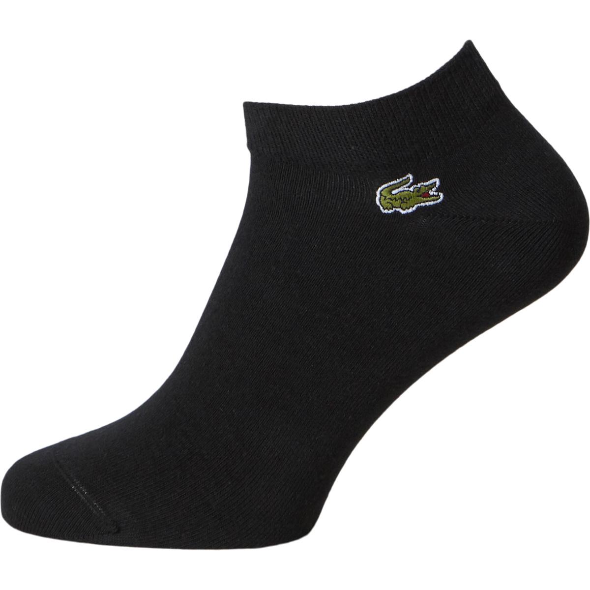 Lacoste 3-Pack Ankelstrømper Black