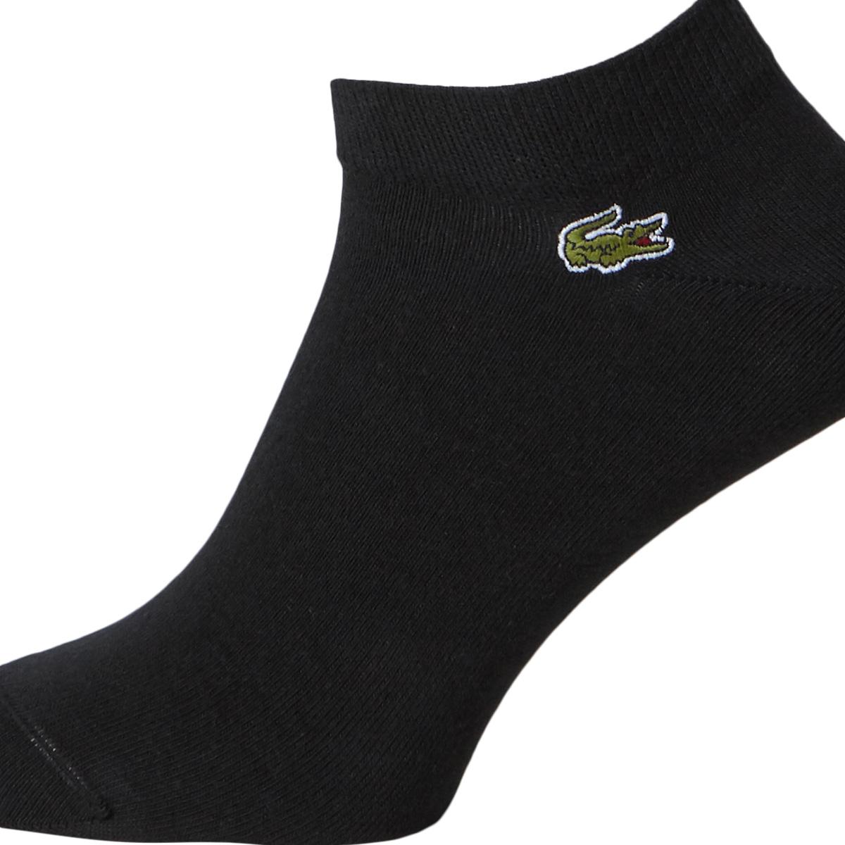 Lacoste 3-Pack Ankelstrømper Black
