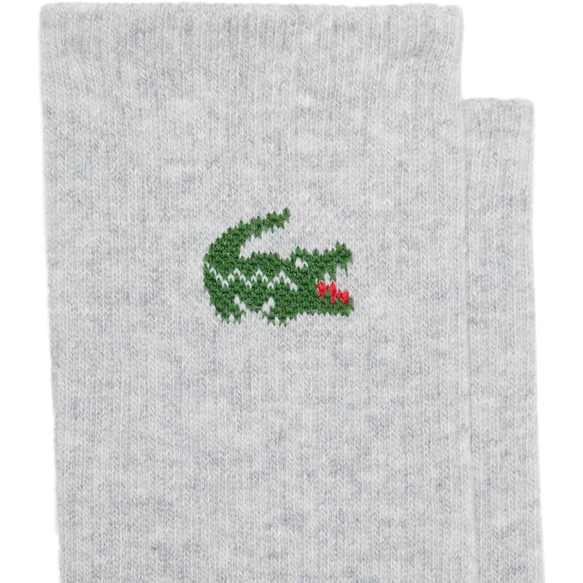 Lacoste Sport 3-Pack Strømper WHITE/SILVER CHINE-BLACK