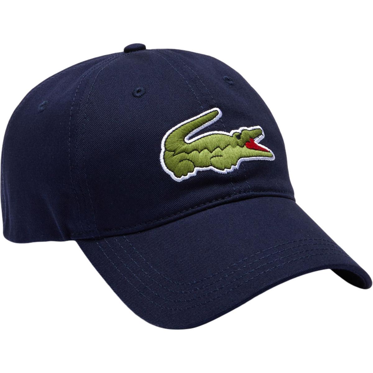Lacoste Casquette Big Logo Strapback Cap 166-NAVY BLUE