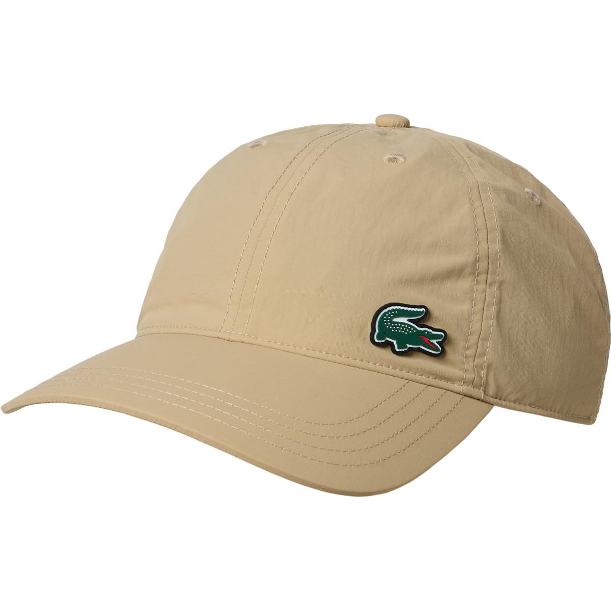 Lacoste Side Logo Strapback Cap Beige