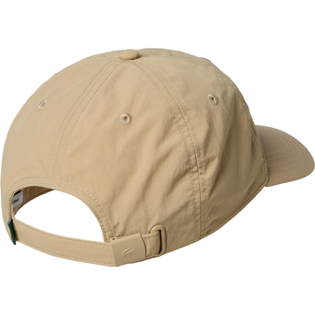 Lacoste Side Logo Strapback Cap Beige
