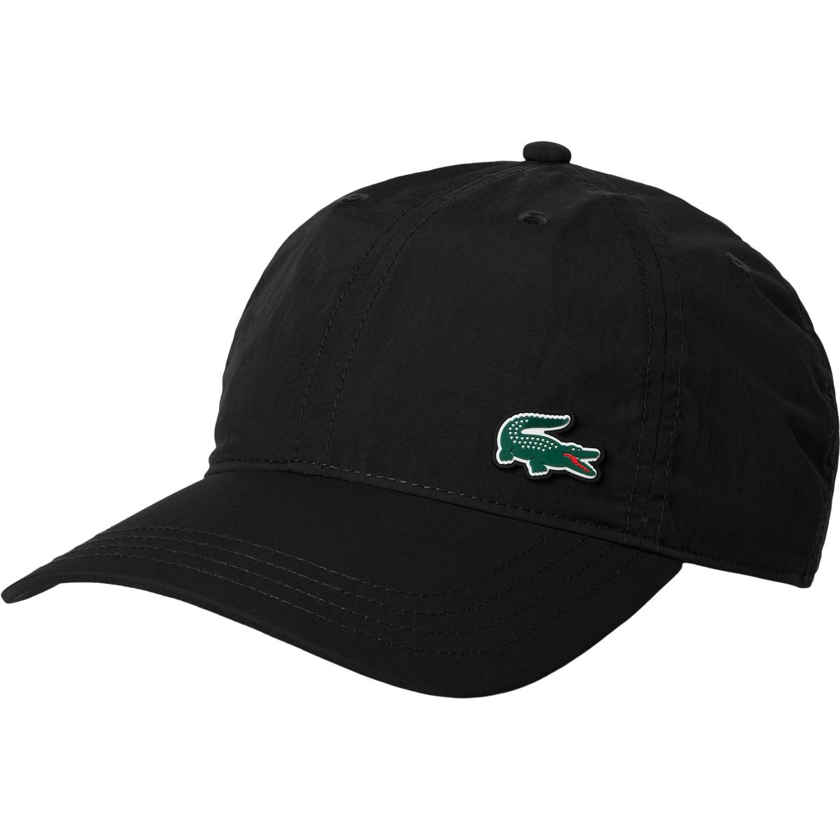 Lacoste Side Logo Strapback Cap Black