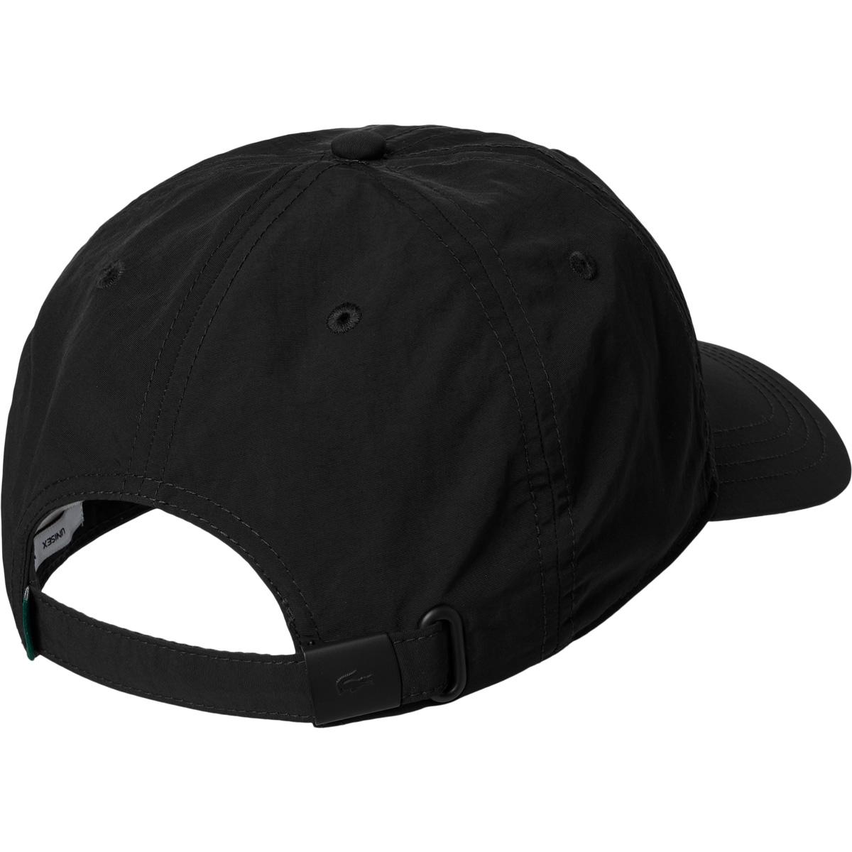 Lacoste Side Logo Strapback Cap Black
