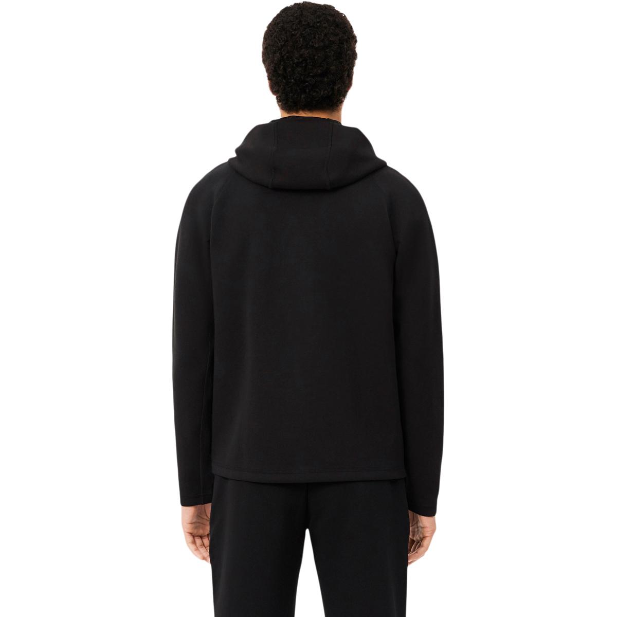 Lacoste Sport Stretch Full Zip Hettegenser Herre Black