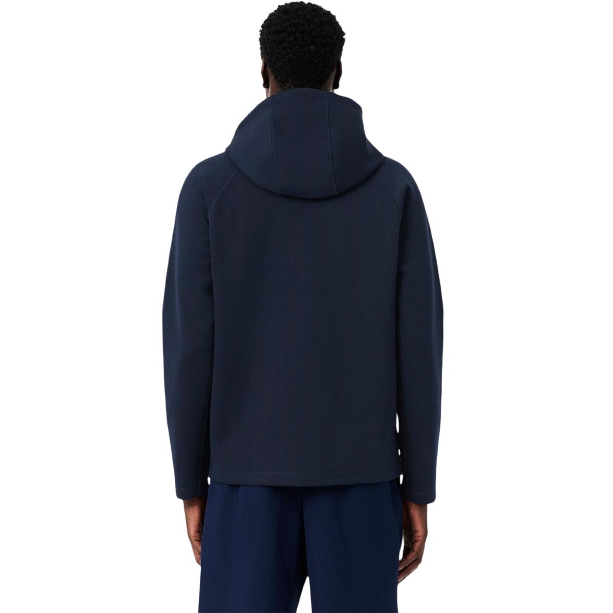 Lacoste Sport Stretch Full Zip Hettegenser Herre Navy