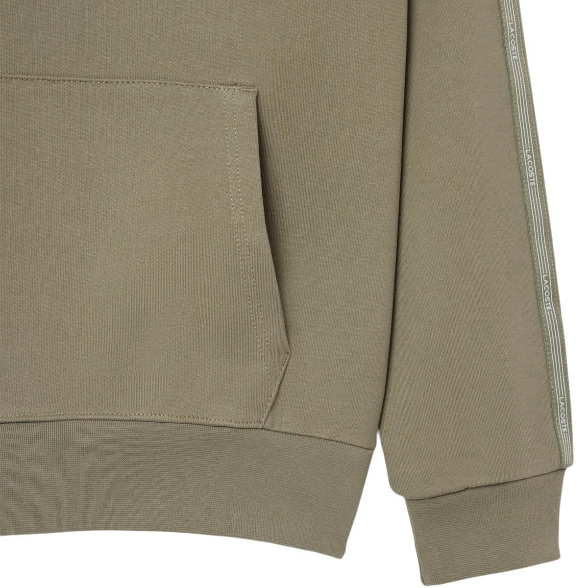 Lacoste Logo Stripe Hættetrøje Herre Green