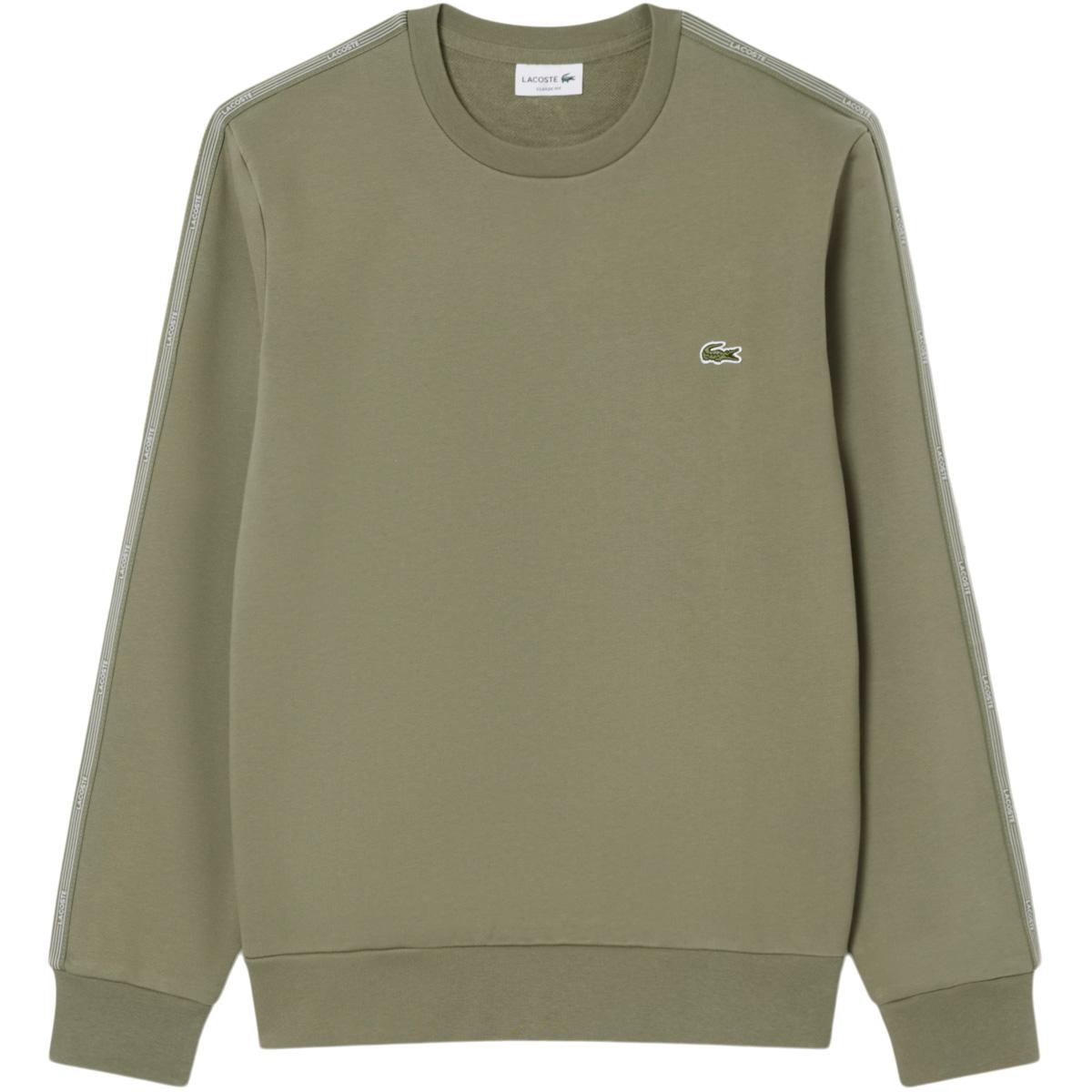 Lacoste Stripe Band Fleece Sweatshirt Herre Bmy