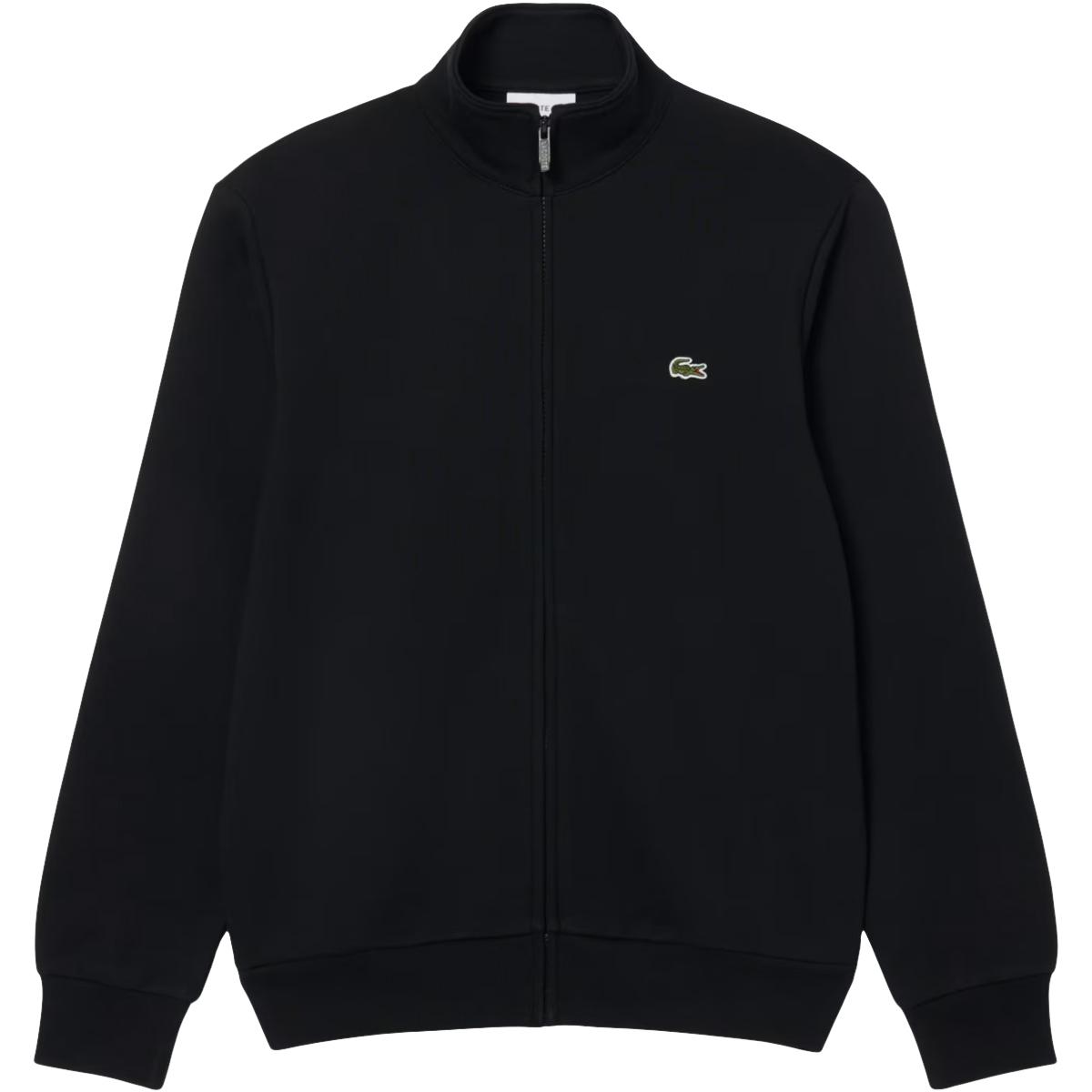 Lacoste Full Zip Sweatshirt Herre BLACK