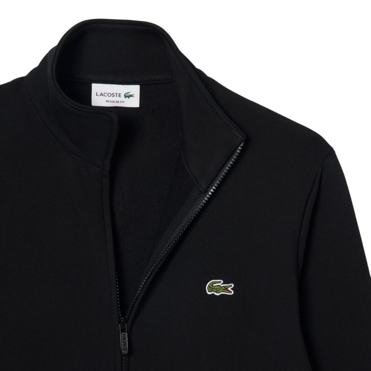 Lacoste Full Zip Sweatshirt Herre BLACK