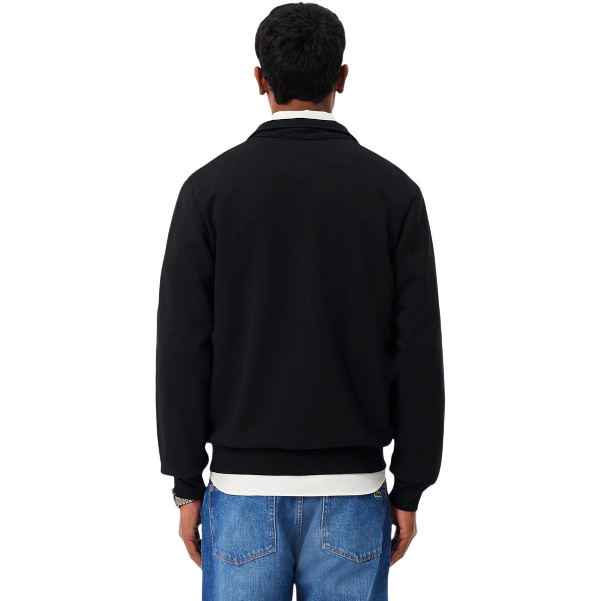 Lacoste Full Zip Sweatshirt Herre BLACK