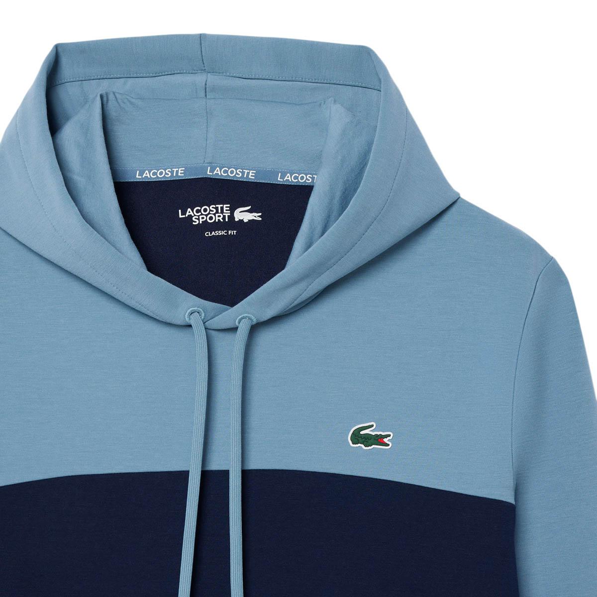 Lacoste Sport Colour-Block Hættetrøje Herre NAVY BLUE/ARAL-WHITE